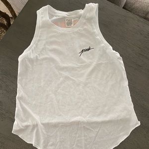 PINK VS white tank